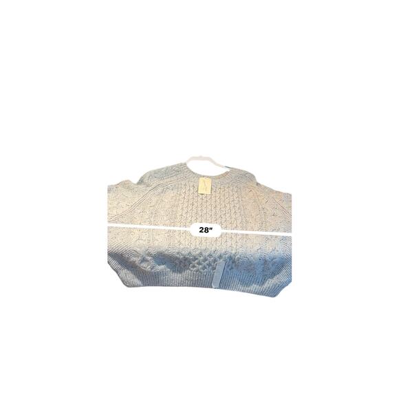 Universal Thread Cable Sweater Women’s XL Gray Heathered Wool Blend Cozy Warm - Picture 10 of 10